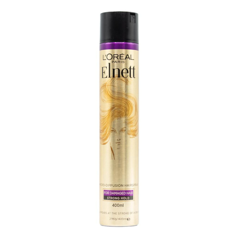 L'Oreal Paris Elnett For Damaged Hair Strong Hold Hairspray 400ml