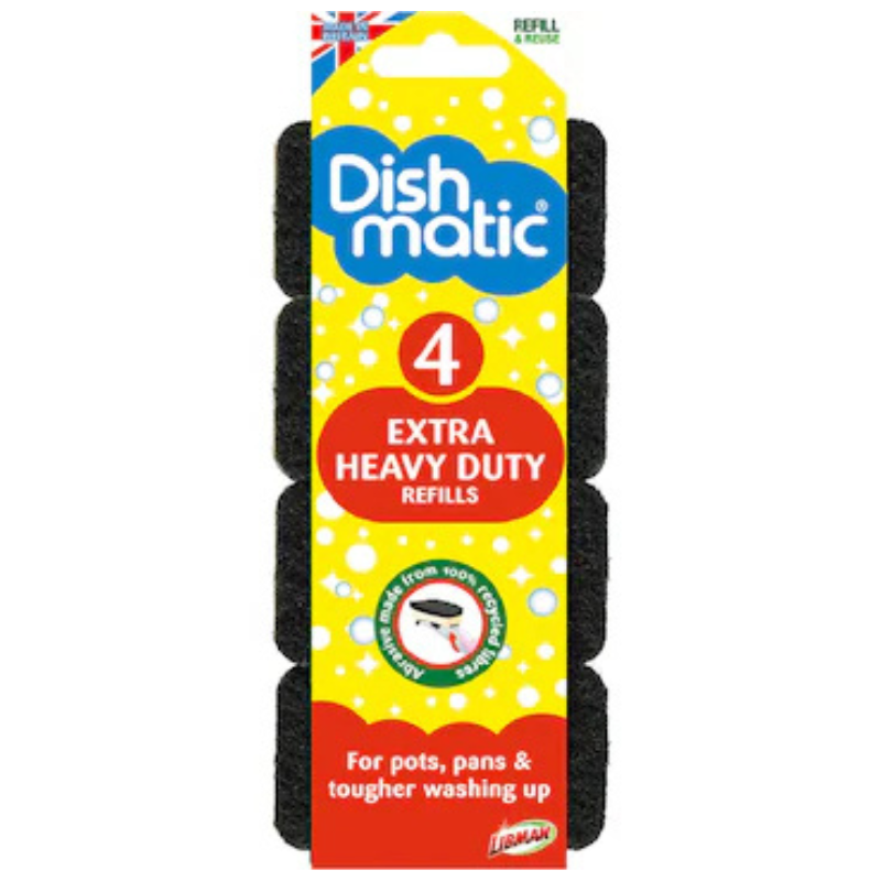 Dishmatic Extra Heavy Duty Refills 4 Pack