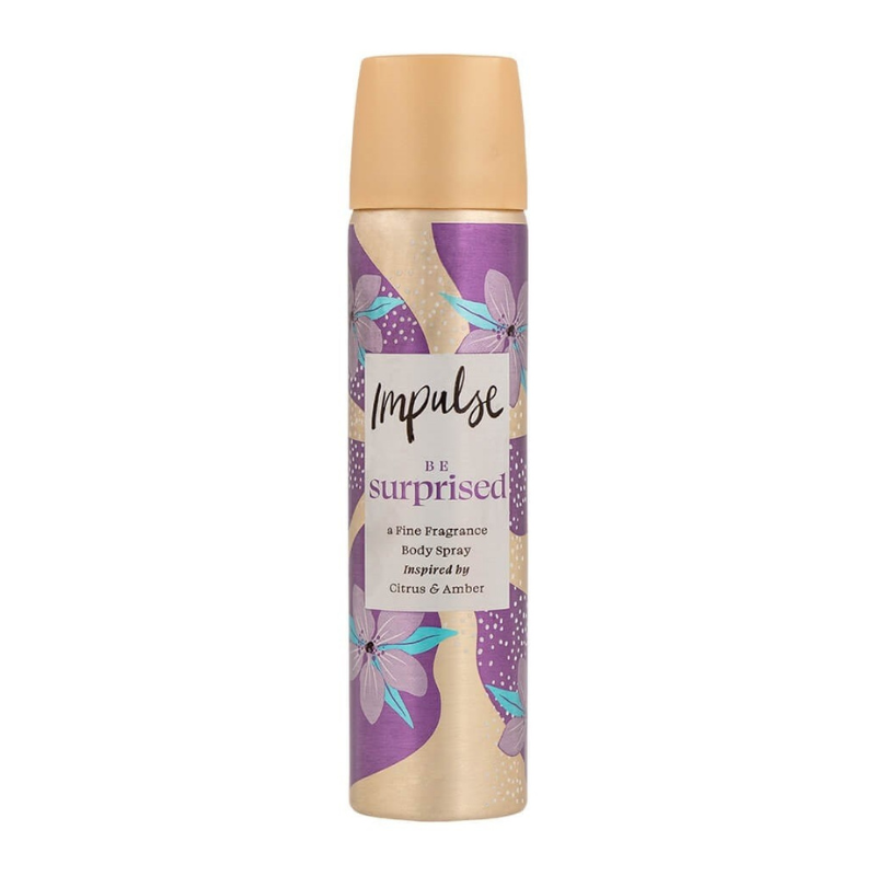 Impulse Be Surprised Citrus & Amber Body Spray 75ml