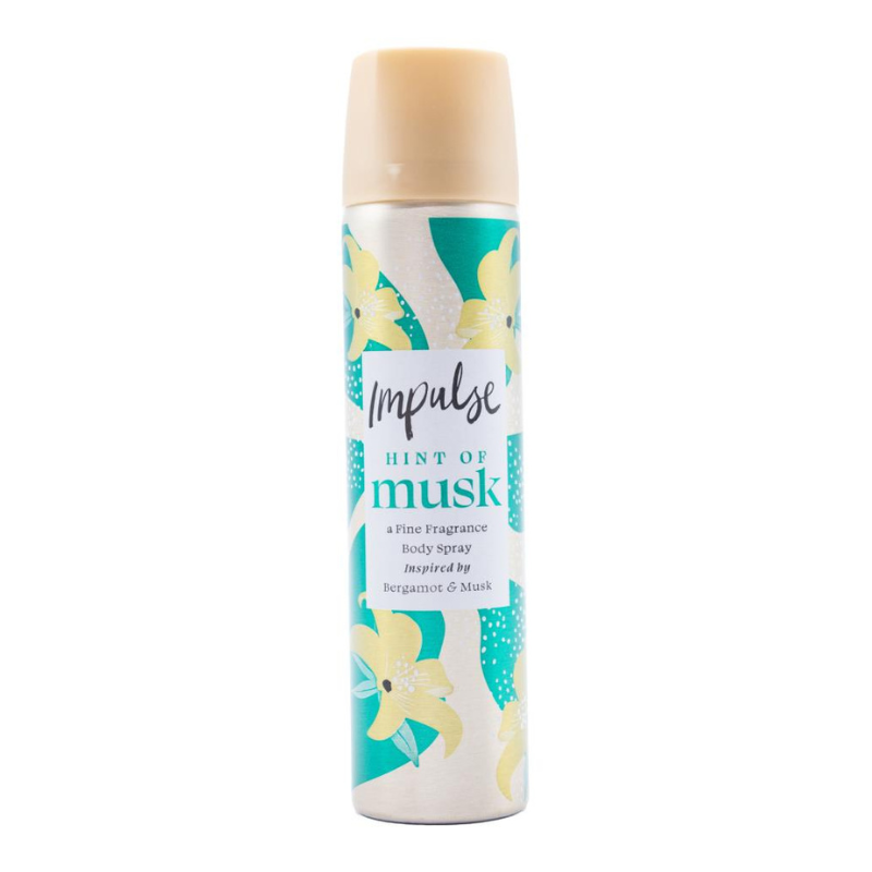 Impulse Hint Of Musk Bergamot & Musk Body Spray 75ml