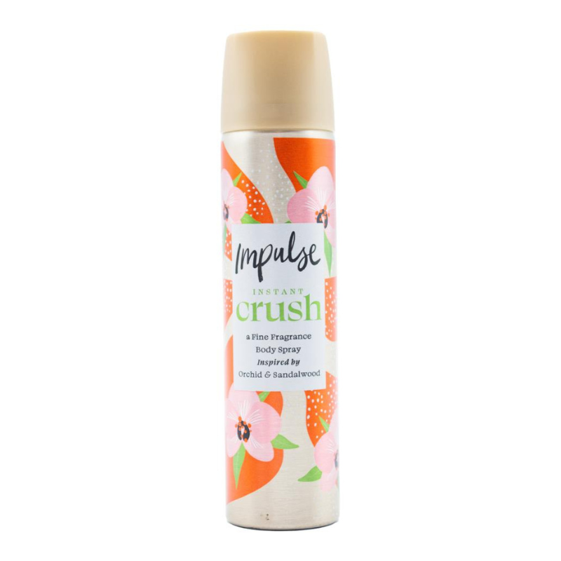 Impulse Instant Crush Orchid & Sandalwood Body Spray 75ml