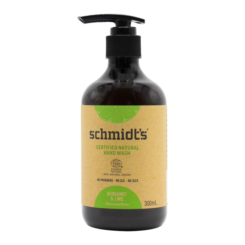 Schmidt's Certified Natural Hand Wash Bergamot & Lime With Lemon Myrtle 300ml