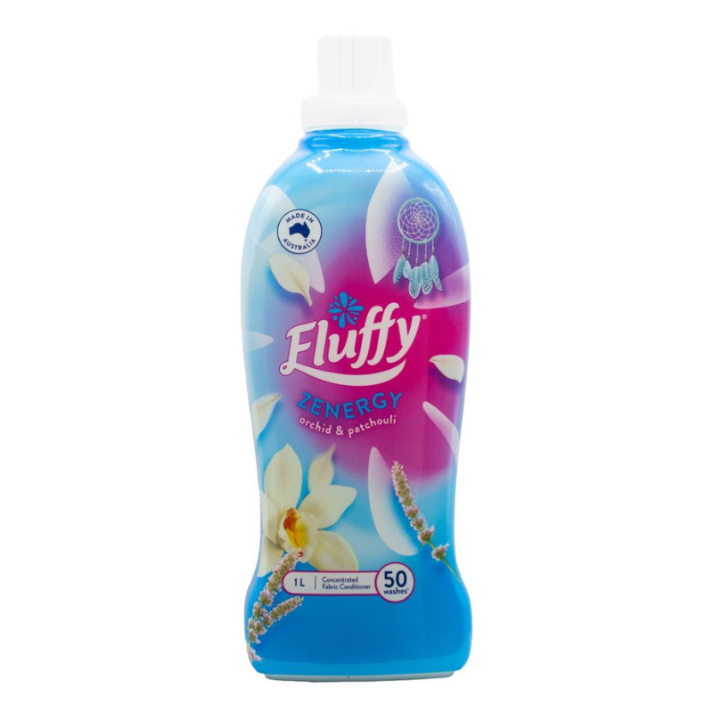 Fluffy Zenergy Orchid & Patchouli Concentrated Fabric Conditioner 1L