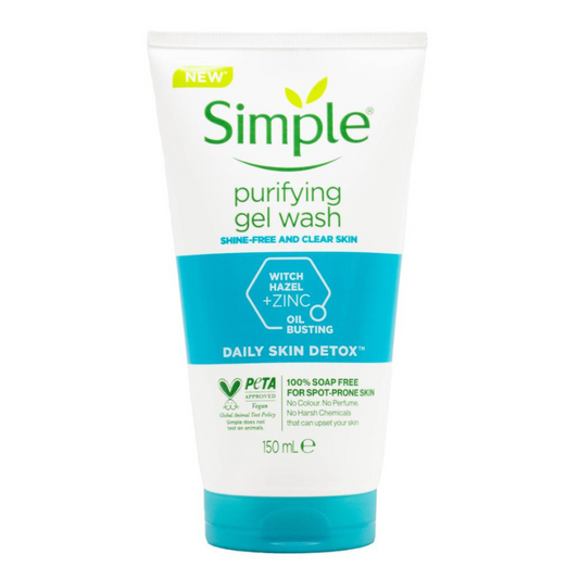 Simple Purifying Gel Wash Daily Skin Detox 150ml