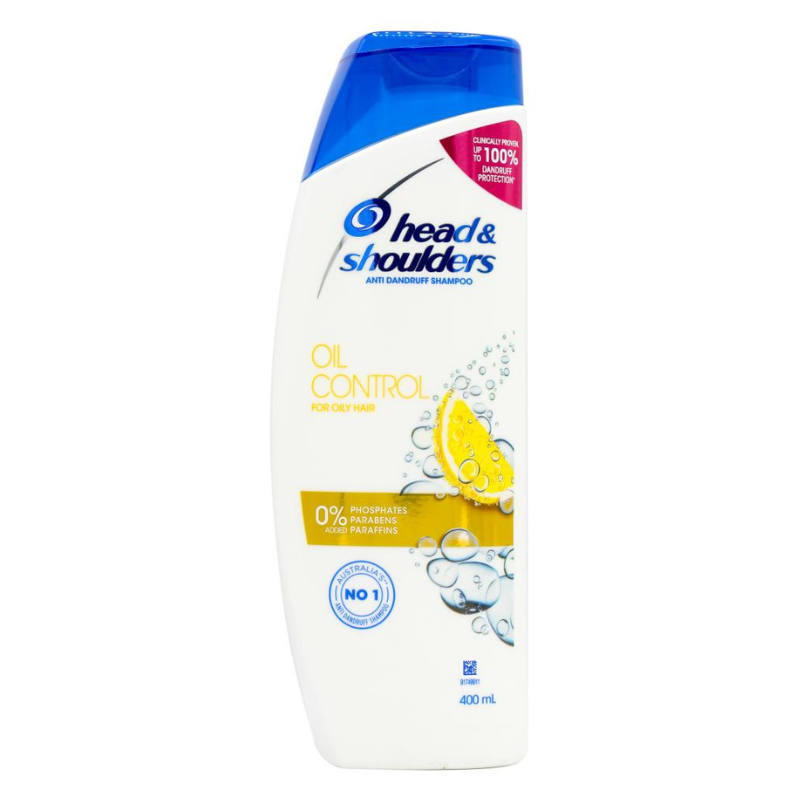 Head & Shoulders Anti-Dandruff Shampoo Oil Control For Oily Hair 400ml