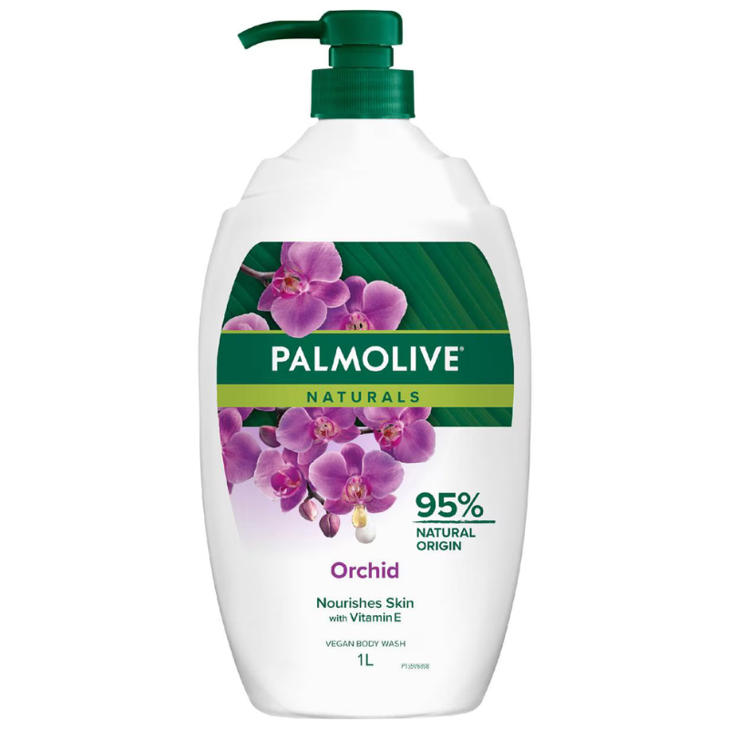 Palmolive Naturals Orchid Vegan Body Wash 1L