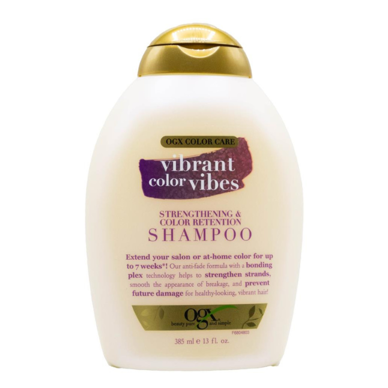 Ogx Vibrant Color Vibes Strengthening & Color Retention Shampoo 385ml