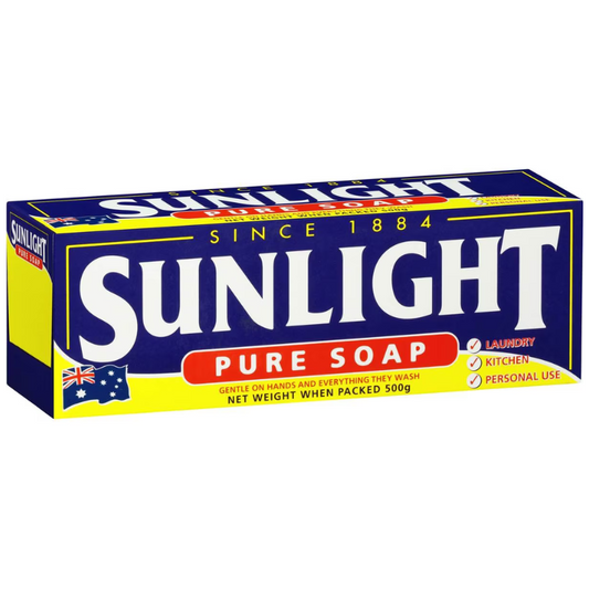 Sunlight Pure Soap Laundry,Kitchen,Personal Use 4 x 125g