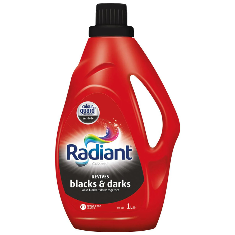 Radiant Revives Black & Darks Laundry Liquid Detergent 1L