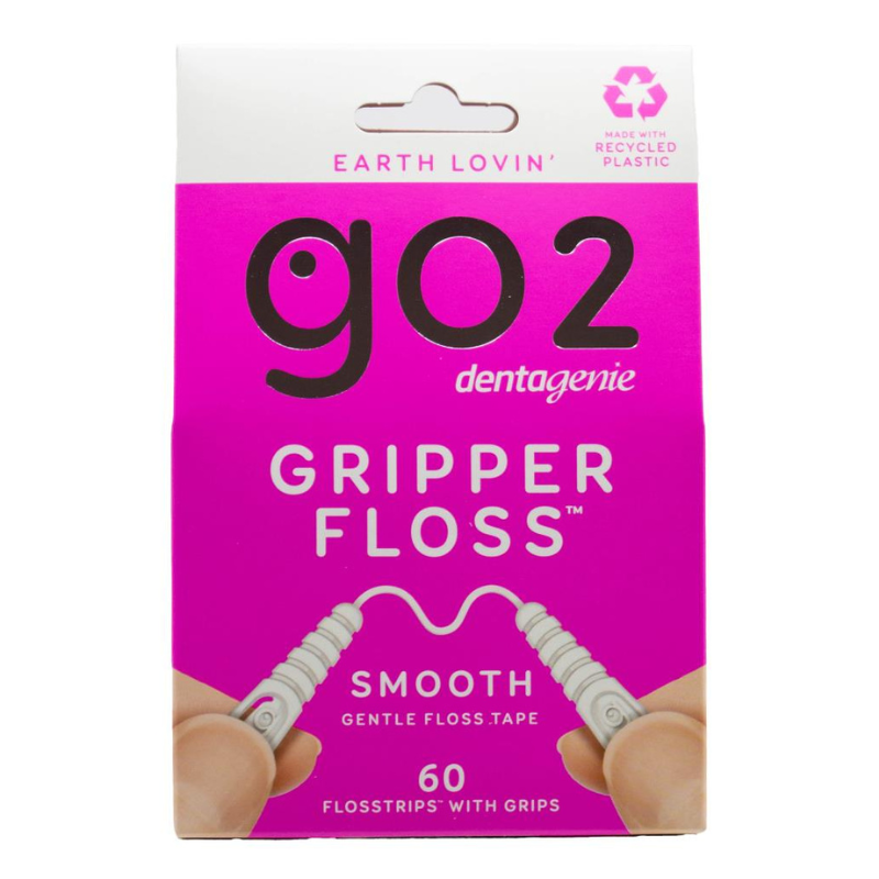 Go2 Dentagenie Gripper Floss Smooth Gentle Floss Tape Pk 60