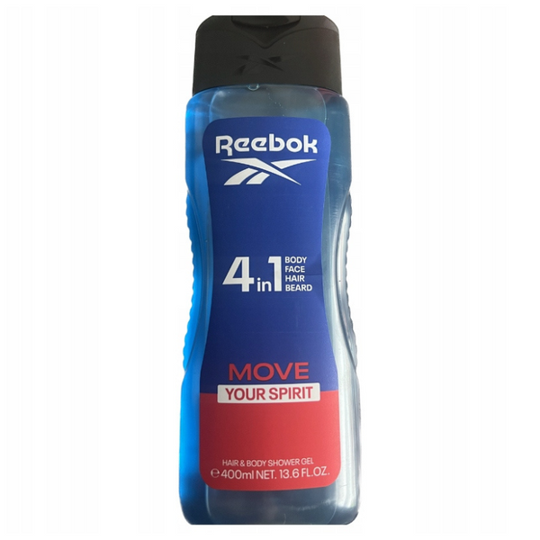 Reebok 4 In 1 Move Your Spirit Hair & Body Shower Gel 400ml