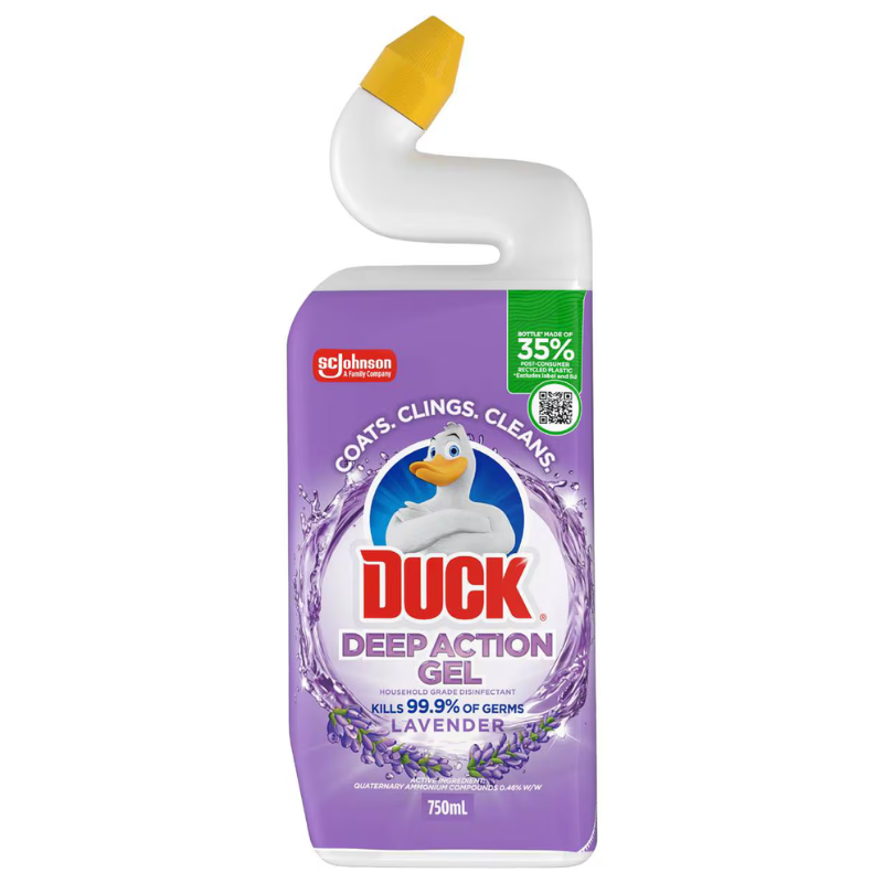 Duck Deep Action Gel Lavender Toilet Cleaner 750ml