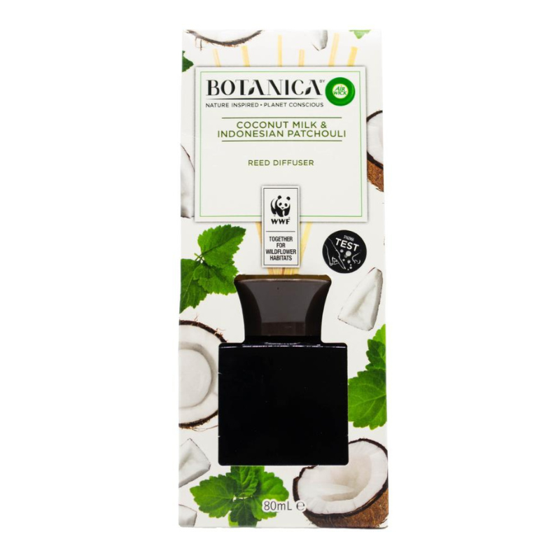 Air Wick Botanica Coconut Milk & Indonesian Patchouli Reed Diffuser 80ml