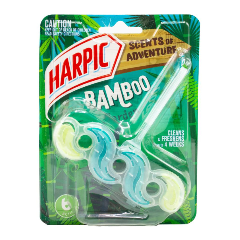 Harpic Scents Of Adventure Bamboo Garden Toilet Block