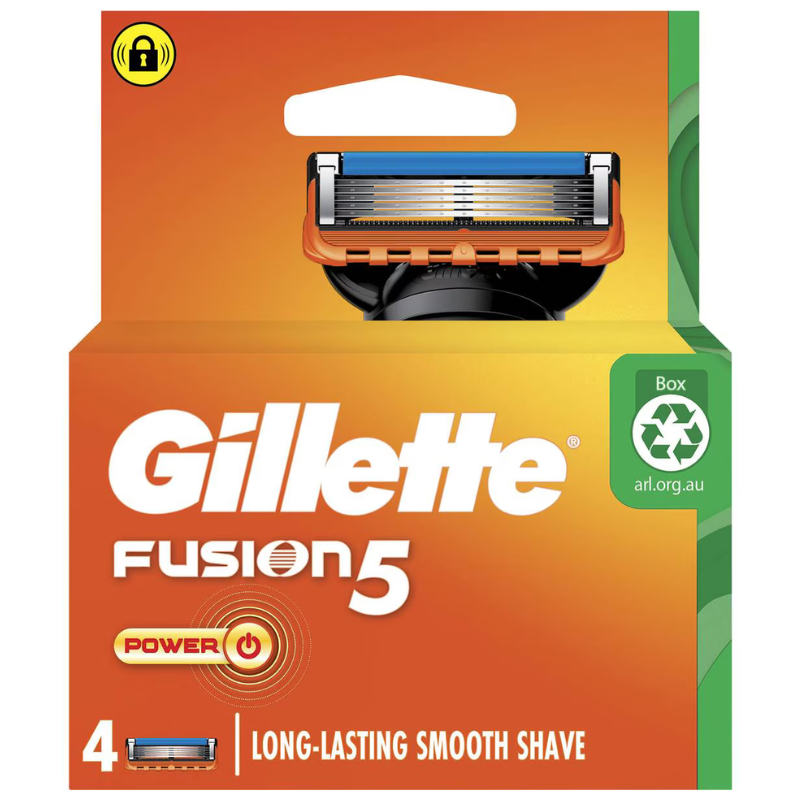 Gillette Fusion 5 Razor Blades 4 Pack