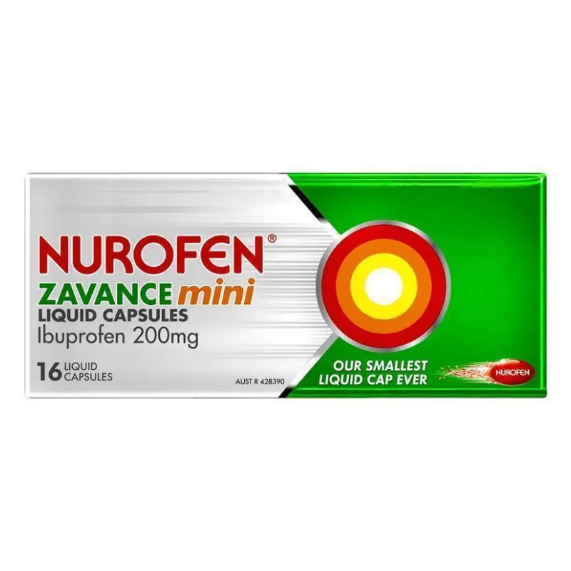 Nurofen Zavance 16 Mini Liquid Capsules