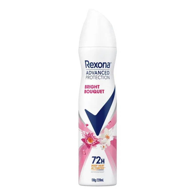 Rexona Bright Bouquet 72H Body Heat Activated Antiperspirant 220ml