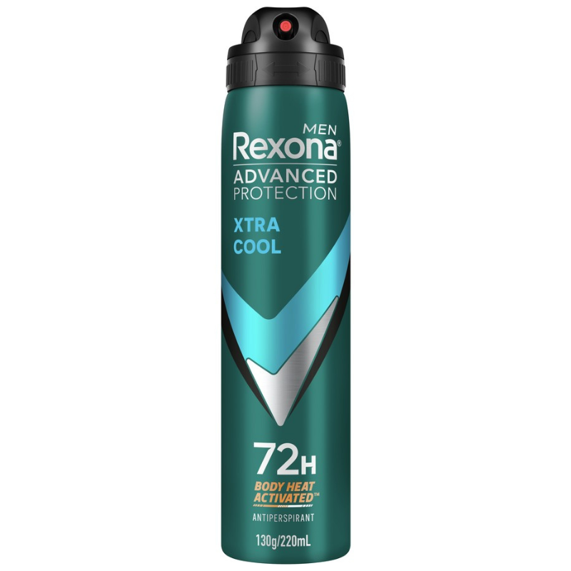Rexona Men Xtra Cool 72H Body Heat Activated Antiperspirant 220ml