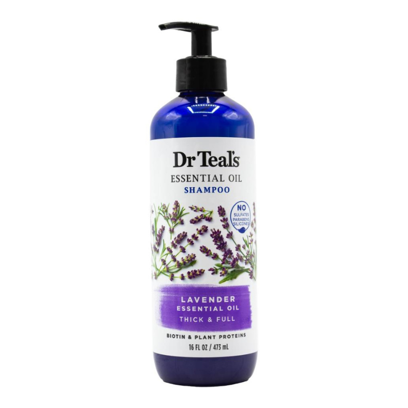 Dr Teals Essential Oil Shampoo Lavender Thick & Full 473ml