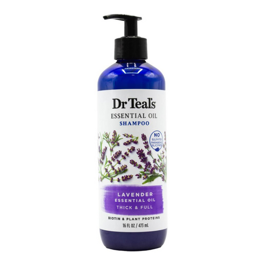 Dr Teals Essential Oil Shampoo Lavender Thick & Full 473ml