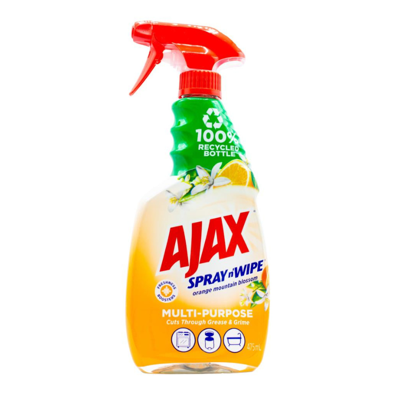 Ajax Spray N Wipe Orange Mountain Blossom 475ml