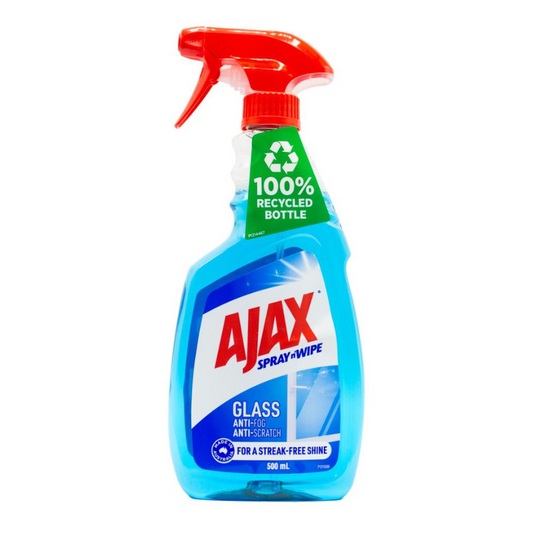 Ajax Spray N Wipe Glass 500ml