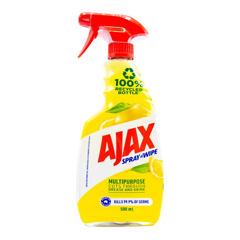 Ajax Spray N' Wipe Lemon Citrus 500ml