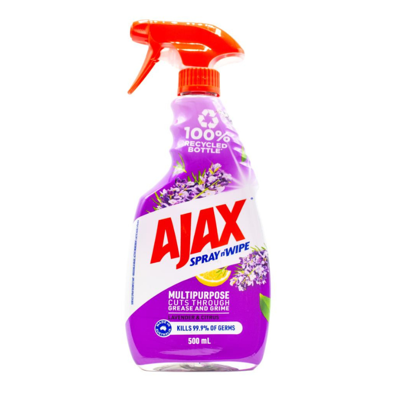 Ajax Spray N' Wipe Lavender & Citrus 500ml