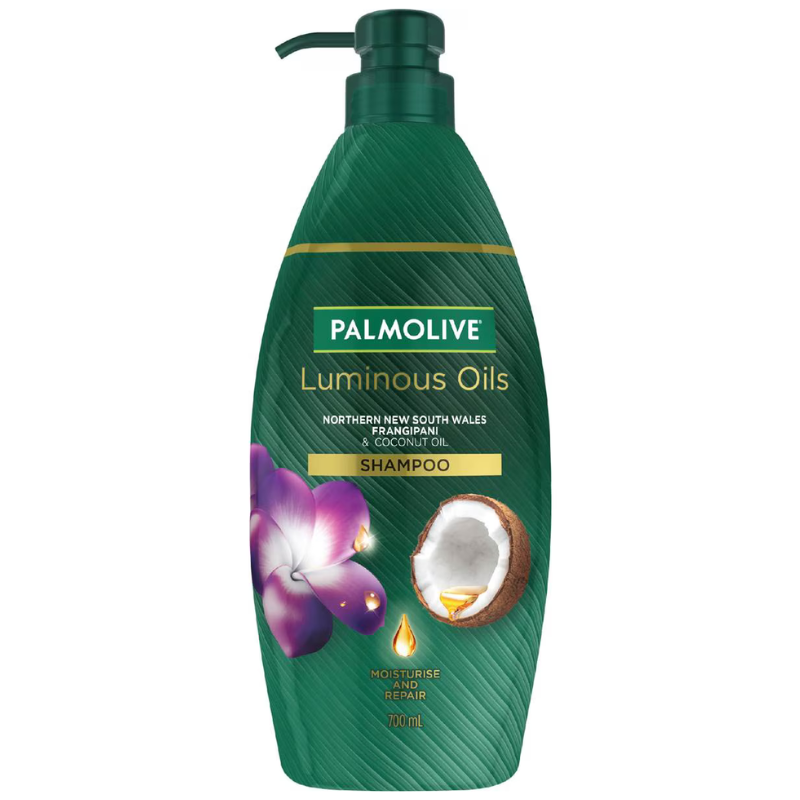 Palmolive Luminous Oils Northern New South Wales Frangipani & Coconut Oil Shampoo 700ml