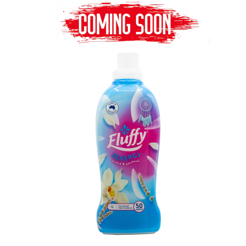 Fluffy Zenergy Orchid & Patchouli Concentrated Fabric Conditioner 1L