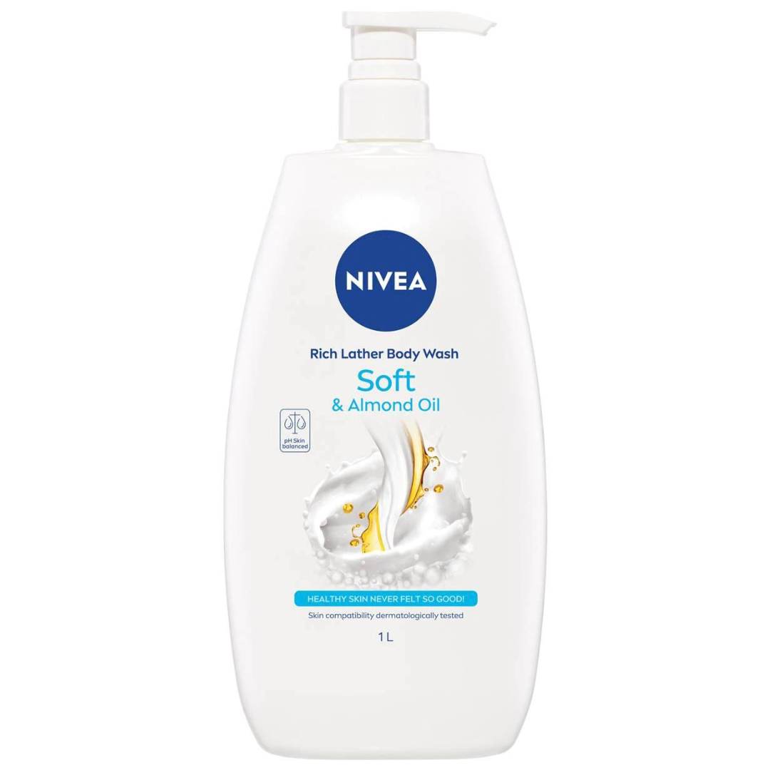 Nivea Nourishing Shower Cream Rich Moisture Soft 1L