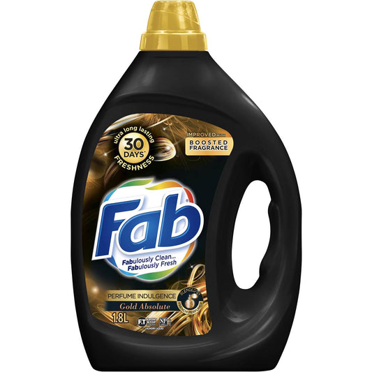 Fab Laundry Liquid Perfume Indulgence Gold Absolute 1.8L