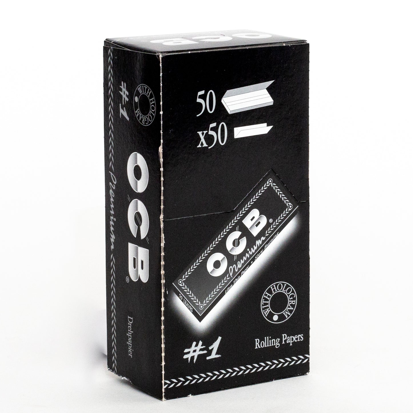 Ocb Premium Rolling Papers 50 x 50 = 2500 Papers