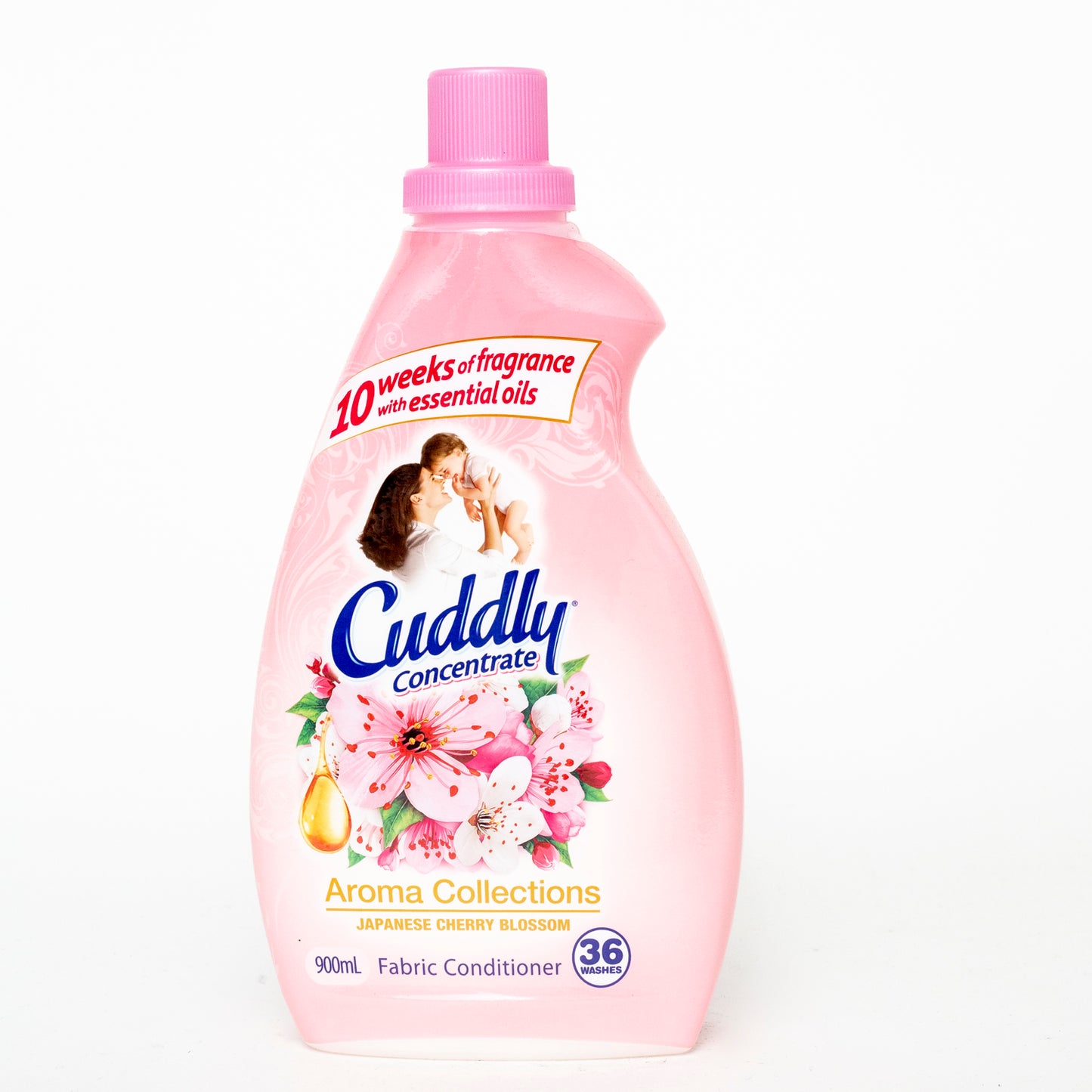 Cuddly Aroma Japanese Cherry Blossom Fabric Conditioner 900ml