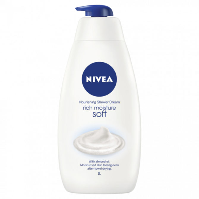 Nivea Nourishing Shower Cream Rich Moisture Soft 1L