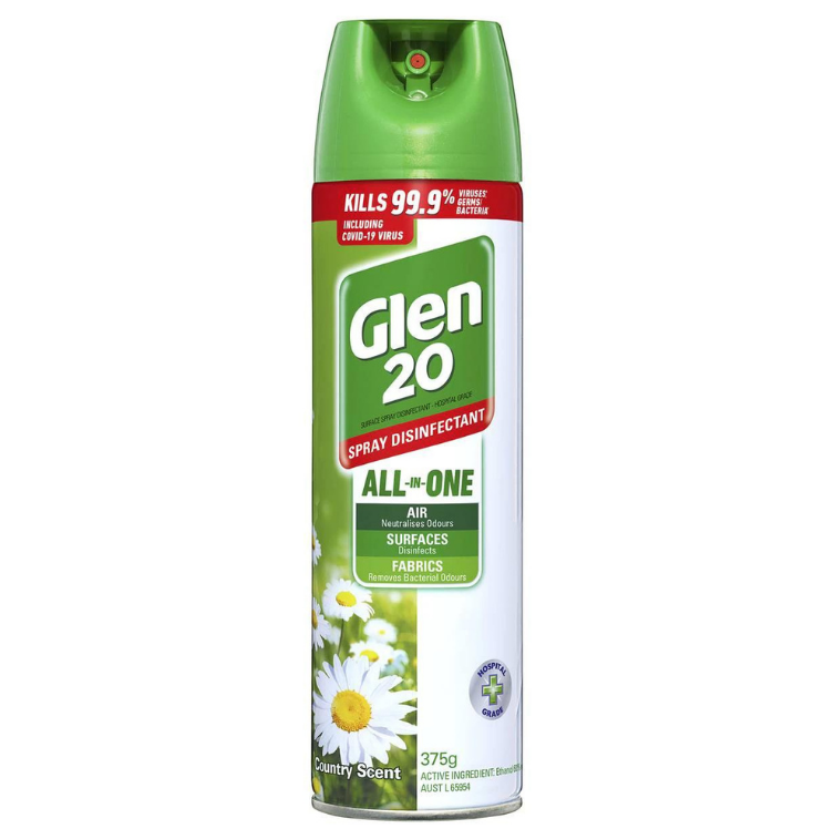 Dettol Glen 20 Spray Disinfectant Country Scent 375g JWN Shop