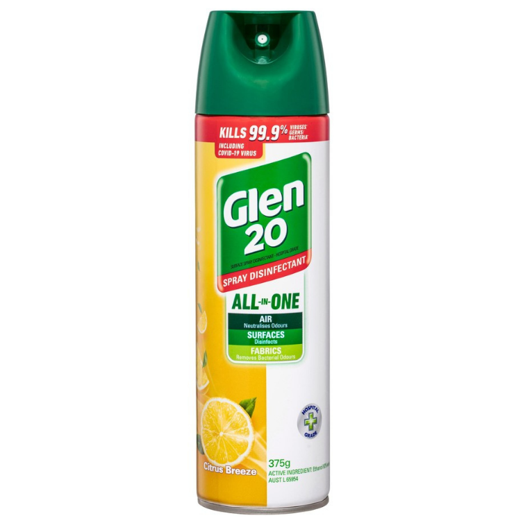 Dettol Glen 20 Spray Disinfectant Citrus Breeze 375g JWN Shop