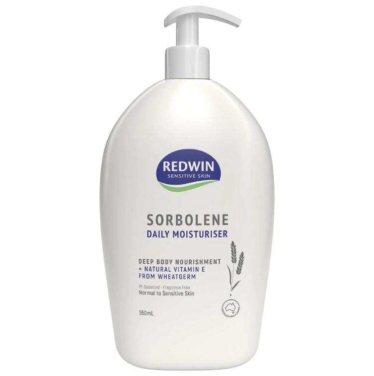Redwin Sorbolene Daily Moisturiser Normal To Sensitive Skin 550ml