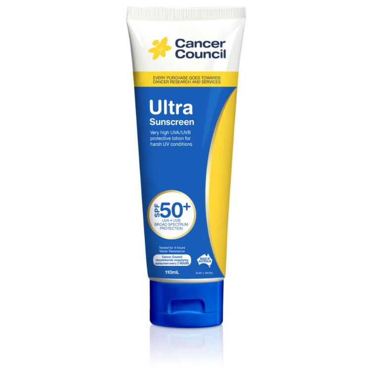 Cancer Council Ultra Sunscreen SPF 50+ 110ml