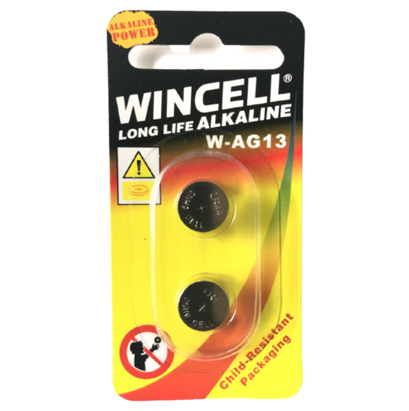 Wincell Batteries Alkaline W-AG13 2Pack