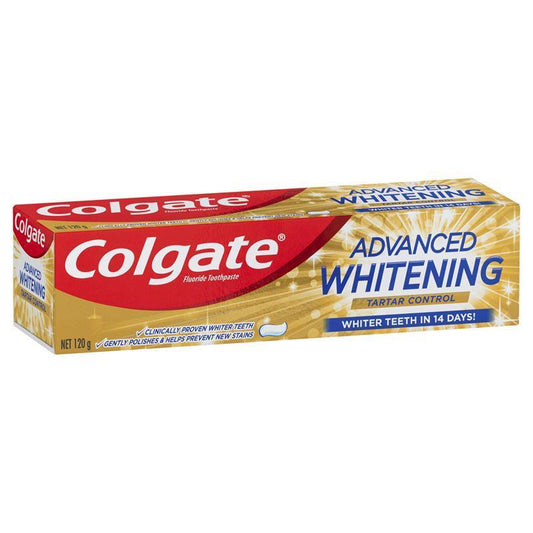 Colgate Toothpaste Advanced Whitening Tartar Control 120g-Bundle Pack