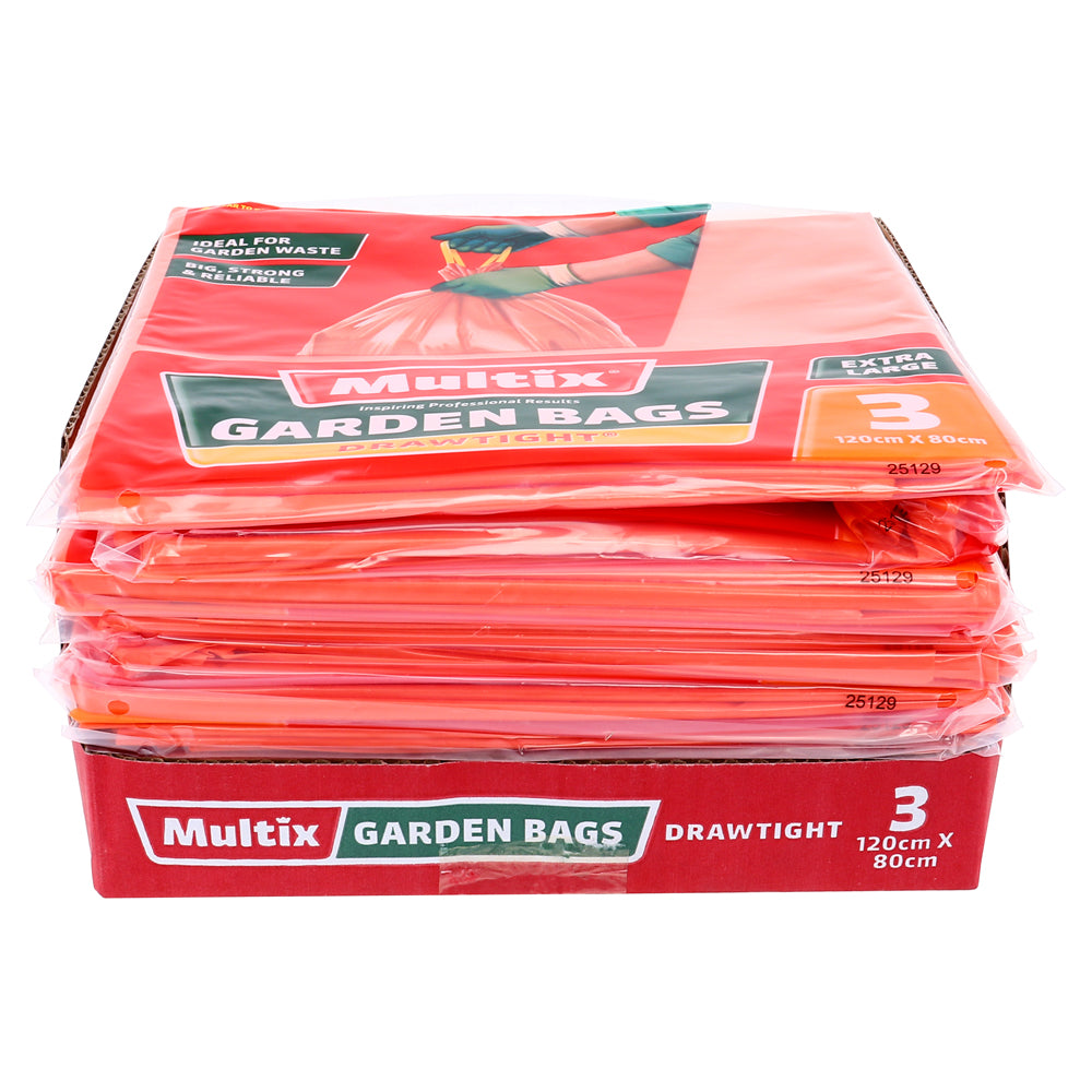 Multix Drawtight Garden Bags Extra Large 3 x 120cm X 80cm