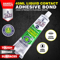 Handy Hardware Liquid Contact Adhesive Flexible Bond 45ml