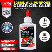 Handy Hardware Clear Gel Glue Craft & Hobby 125ml