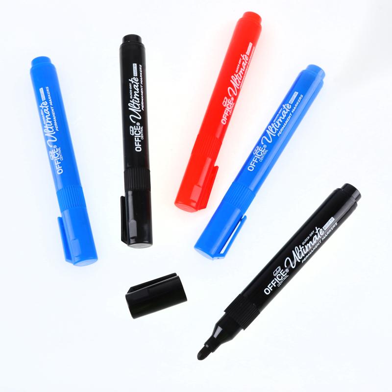 Office Central Permanent Marker Mixed Ink 5 Pack