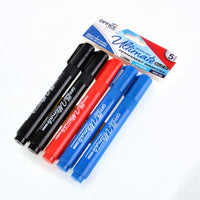 Office Central Permanent Marker Mixed Ink 5 Pack