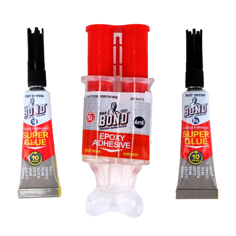 Handy Hardware Super Glue Epoxy Set 12g 3Pack