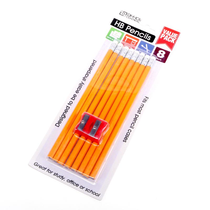 Office Central HB Pencils 8 Pack