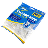 Xtra Kleen Clothes Pegs Heavy Duty 50 Pack