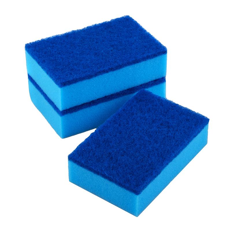 Xtra Kleen Dual-Sided Sponge Scourers 3 Pack 12.5 x 8.3 x 3.5cm